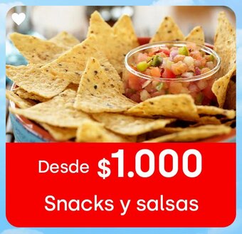 Jumbo Snacks y salsas oferta