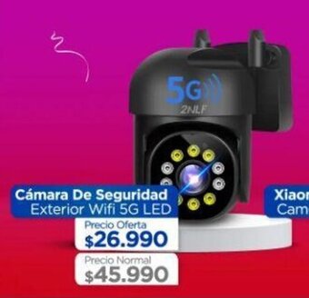 Linio Cámara De Seguridad Exterior Wifi 5G LED oferta
