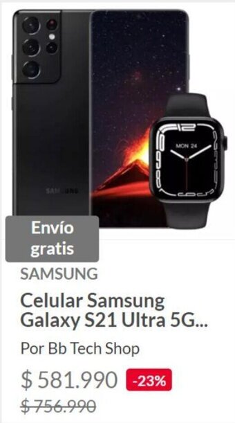 Linio Celular Samsung Galaxy S21 Ultra 5G oferta