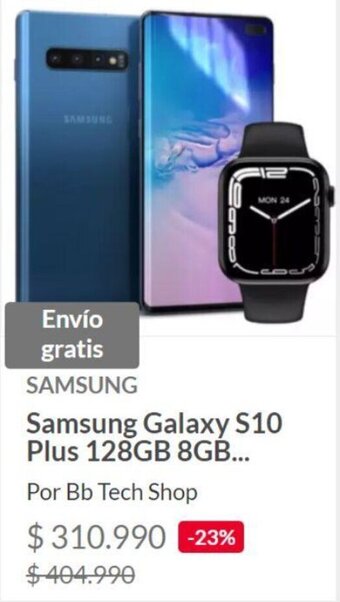 Linio Samsung Galaxy S10 Plus 128GB 8GB oferta