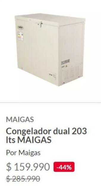 Linio MAIGAS Congelador dual 203 Its oferta