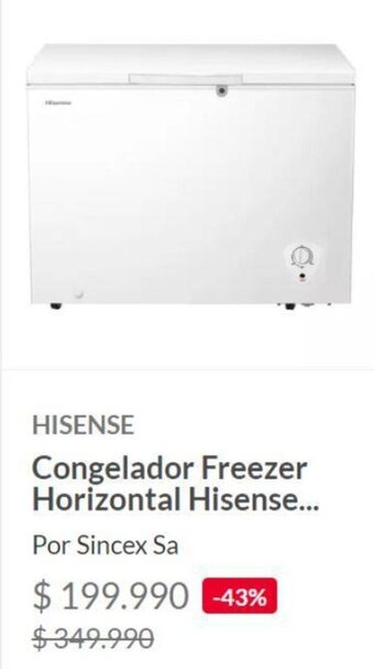 Linio HISENSE Congelador Freezer Horizontal oferta