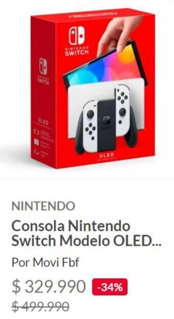 Linio NINTENDO Consola Switch Modelo OLED oferta