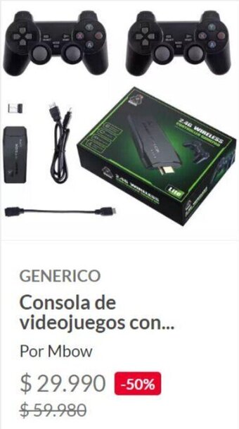 Linio GENERICO Consola de videojuegos oferta