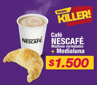 OK Market Café NESCAFÉ Mediano variedades + Medialuna oferta