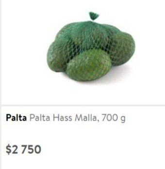 Lider Palta Hass Malla, 700 g oferta