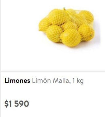Lider Limones Limón Malla, 1 kg oferta