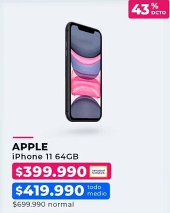 Paris APPLE iPhone 11 64GB oferta