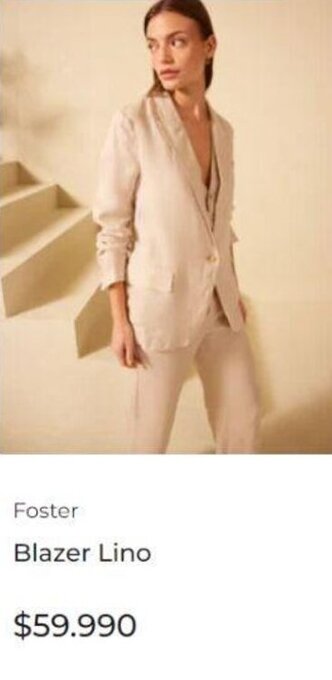 Paris Foster Blazer Lino oferta