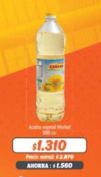 Mayorista 10 Aceite vegetal Merkat 900 cc oferta