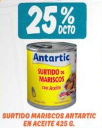 Mayorista 10 SURTIDO MARISCOS ANTARTIC EN ACEITE 425 G. oferta