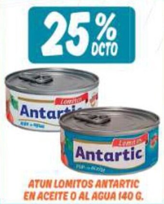 Mayorista 10 ATUN LOMITOS ANTARTIC EN ACEITE O AL AGUA 140 G. oferta