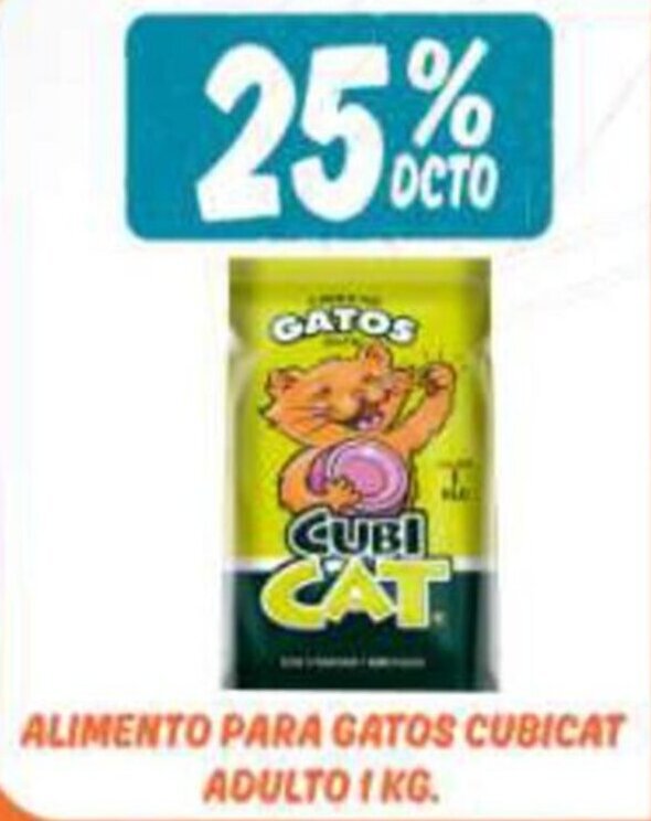 Mayorista 10 ALIMENTO PARA GATOS CUBICAT ADULTO I KG. oferta