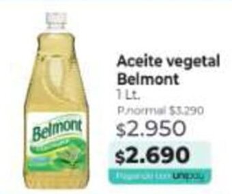 Mayorista 10 Aceite vegetal Belmont 1lt oferta