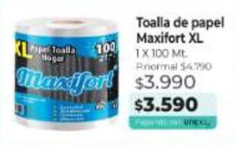 Mayorista 10 Toalla de papel Maxifort XL 100 mt oferta