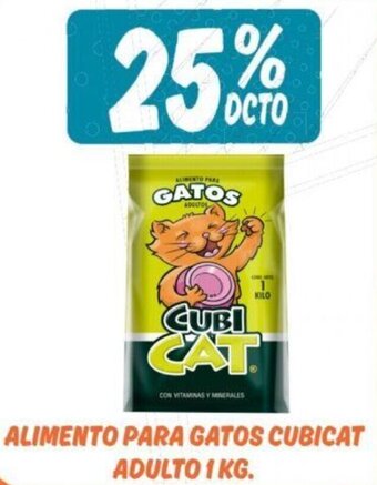 Mayorista 10 ALIMENTO PARA GATOS CUBI CAT ADULTO 1 KG. oferta