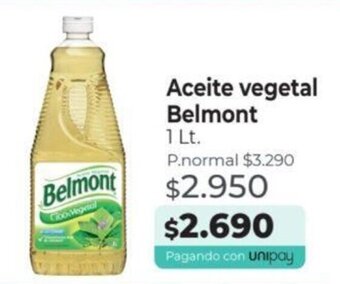 Mayorista 10 Aceite vegetal Belmont 1 Lt. oferta
