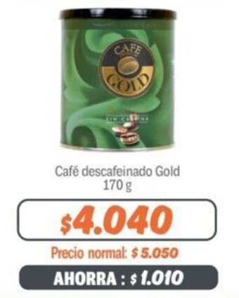 Mayorista 10 Café descafeinado Gold 170 g oferta
