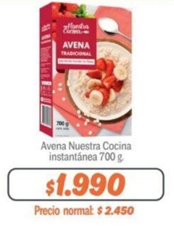 Mayorista 10 Avena Nuestra Cocina instantánea 700 g. oferta