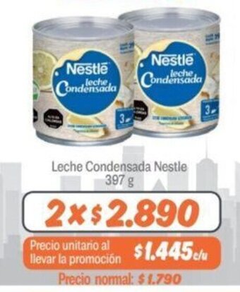 Mayorista 10 Leche Condensada Nestle 397 g x 2 oferta