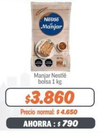 Mayorista 10 Manjar Nestlé bolsa 1 kg. oferta