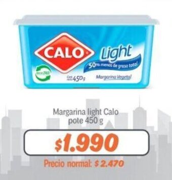 Mayorista 10 Margarina light Calo pote 450 g oferta