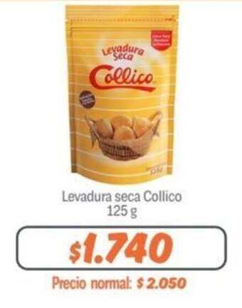 Mayorista 10 Levadura seca Collico 125 g oferta