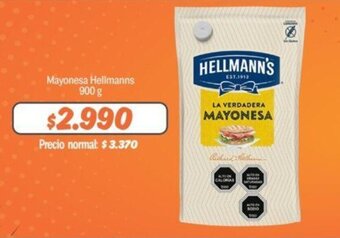 Mayorista 10 Mayonesa Hellmann's 900 g oferta