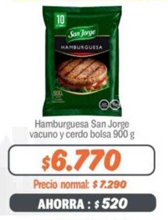 Mayorista 10 Hamburguesa San Jorge vacuno y cerdo bolsa 900 g oferta