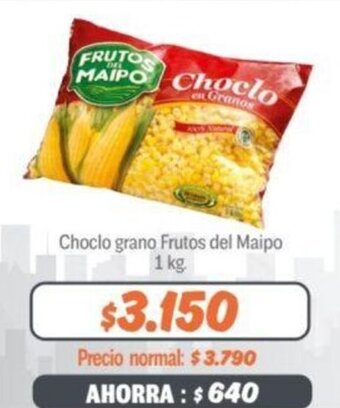 Mayorista 10 Choclo grano Frutos del Maipo 1 kg. oferta