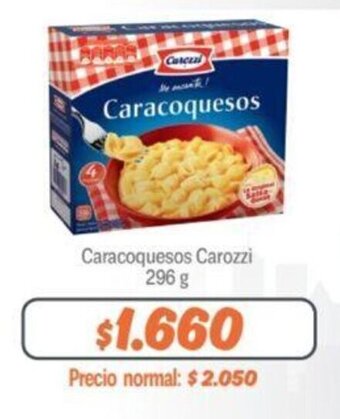 Mayorista 10 Caracoquesos Carozzi 296 g oferta