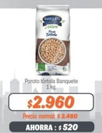 Mayorista 10 Poroto tórtola Banquete 1 kg. oferta