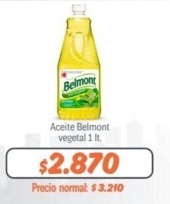 Mayorista 10 Aceite Belmont vegetal 1 lt. oferta