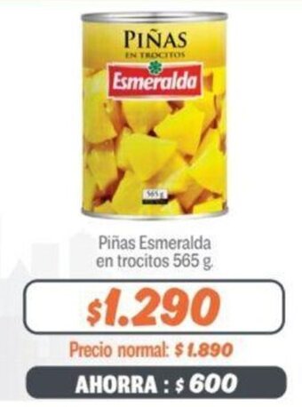 Mayorista 10 Piñas Esmeralda en trocitos 565 g. oferta