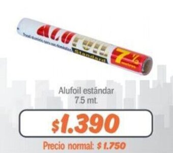 Mayorista 10 Alufoil estándar 7.5 mt. oferta