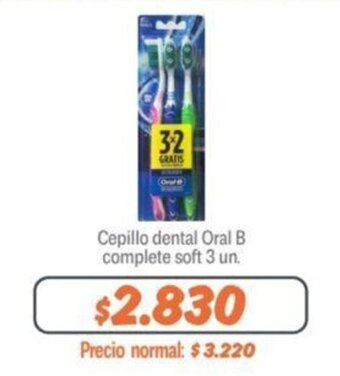 Mayorista 10 Cepillo dental Oral-B complete soft 3 un. oferta
