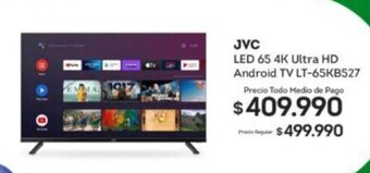 Tottus JVC LED 65 4K Ultra HD Android TV LT-65KB527 oferta