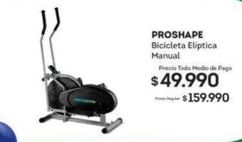 Tottus PROSHAPE Bicicleta Eliptica Manual oferta