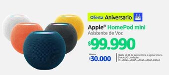 PC Factory Apple HomePod mini Asistente de Voz oferta