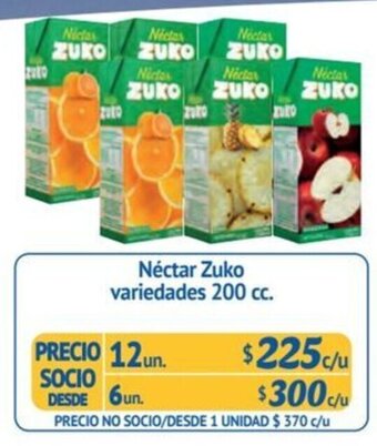 Alvi Néctar Zuko variedades 200 cc. x 12 un. oferta