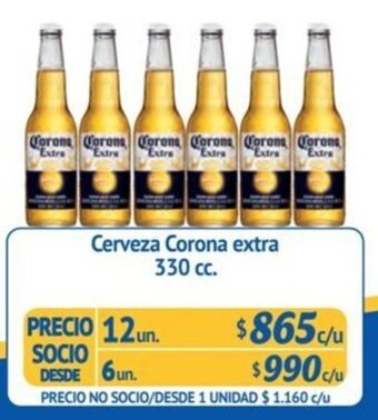 Alvi Cerveza Corona extra 330 cc. x 12 un. oferta