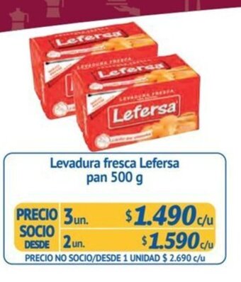 Alvi Levadura fresca Lefersa pan 500 g x 3 un. oferta