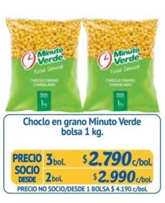 Alvi Choclo en grano Minuto Verde bolsa 1 kg. x 3 bol. oferta