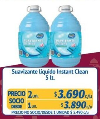 Alvi Suavizante líquido Instant Clean 5 lt. x 2 un. oferta