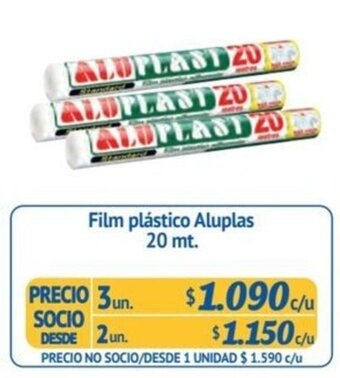 Alvi Film plástico Aluplast 20 mt. x 3 un. oferta