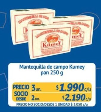 Alvi Mantequilla de campo Kümey pan 250 g x 3 un. oferta