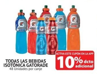 Alvi TODAS LAS BEBIDAS ISOTONICA GATORADE oferta