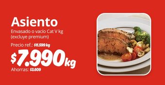 Unimarc Asiento kg oferta