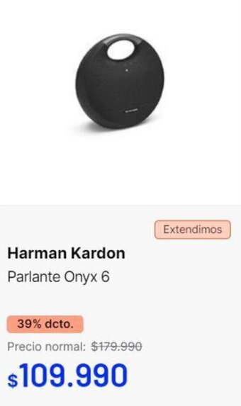 Entel Harman Kardon Parlante Onyx 6 oferta