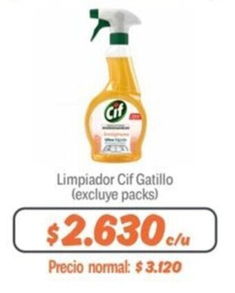 Mayorista 10 Limpiador Cif Gatillo (excluye packs) oferta